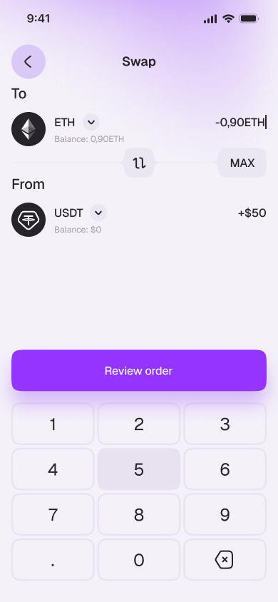 Branded client wallet